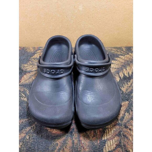 CROCS Unisex Black Bistro Work Clogs- Size M6/ W8 main image 7